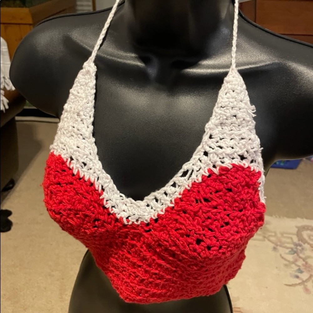 Handcrafted woman’s halter top